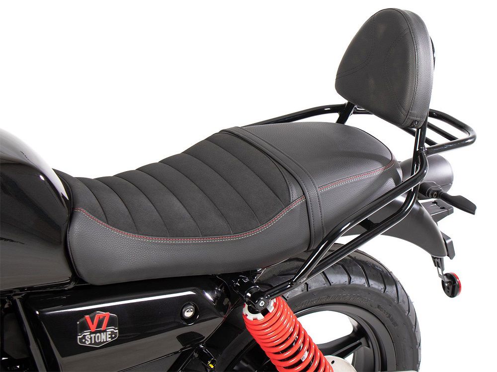 Hepco&Becker Sissybar with rack black for Moto Guzzi V7 Stone Special Edition from 2022