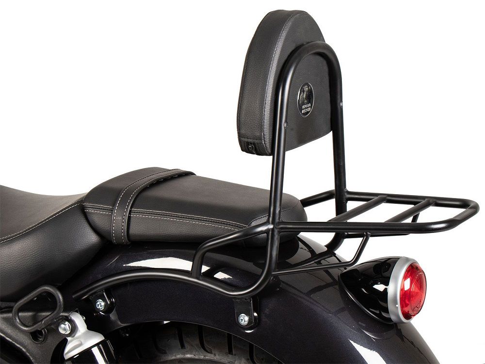 Hepco&Becker Sissybar with rack black for Royal Enfield Super Meteor 650 from 2023