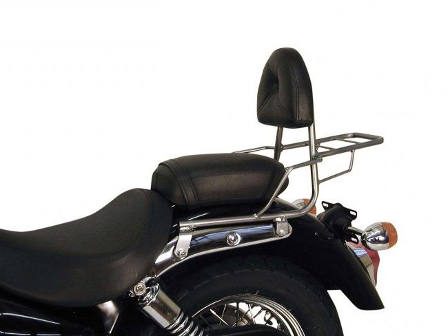 Hepco&Becker Sissybar with rack chrome for Triumph BONNEVILLE AMERICA from 2001 to 2010 and Speedmaster from 2003 to 2005