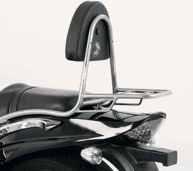 Hepco&Becker Sissybar with rack chrome for Hyosung GV650