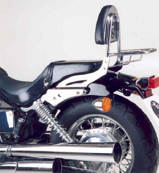 Hepco&Becker Sissybar with rack chrome for Honda VT750D2 Black Widow