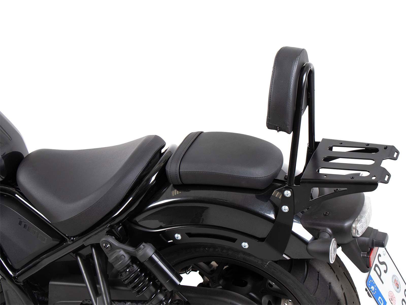 Hepco&Becker Sissybar with rack black for Honda CMX1100 Rebel from 2021