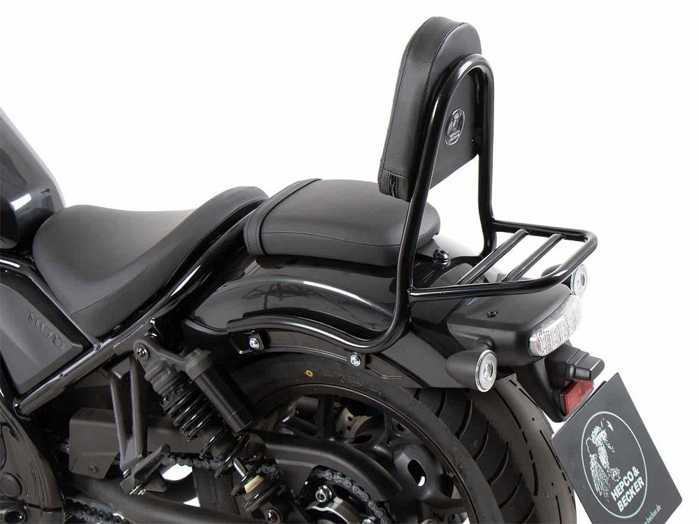 Hepco&Becker Sissybar with rack black for Hepco&Becker Honda CMX1100 Rebel from 2021