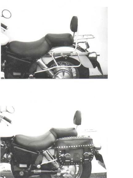 Hepco&Becker Bag carriers standard chrome for Honda VT1100C2