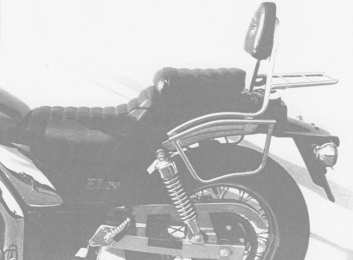 Hepco&Becker Bag carriers standard chrome for Kawasaki EL250/ EL252