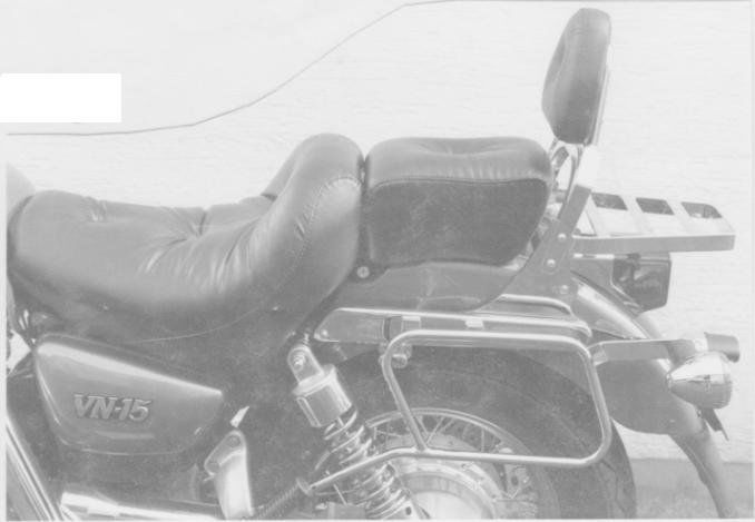 Hepco&Becker Bag carriers standard chrome for Kawasaki VN1500 from 1994 and VN1500SE from 1993