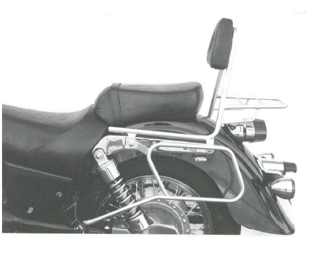 Hepco&Becker Bag carriers standard chrome for Kawasaki VN1500 CLASSIC from 1998
