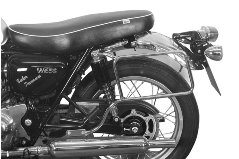 Hepco&Becker Bag carriers standard black for Kawasaki W650/ W800