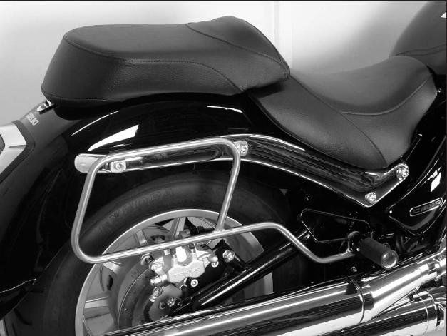 Hepco&Becker Bag carriers standard chrome for Suzuki C1800 Intruder from 2010