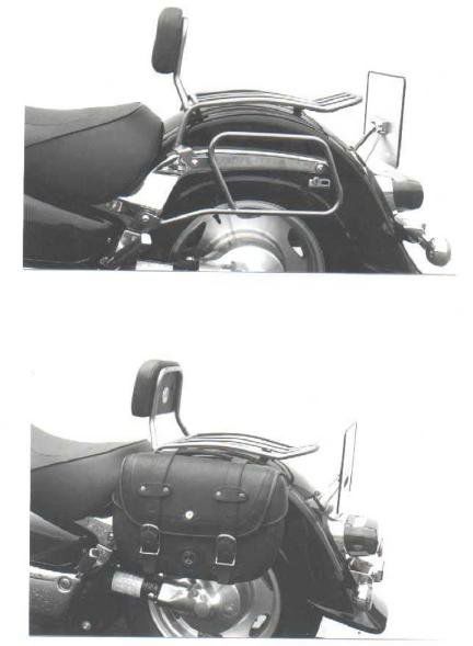 Hepco&Becker Bag carriers standard chrome for Suzuki C1500/ VL1500LC INTRUDER