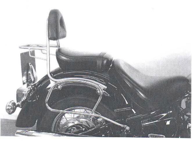 Hepco&Becker Bag carriers standard chrome for Yamaha XVS1100C