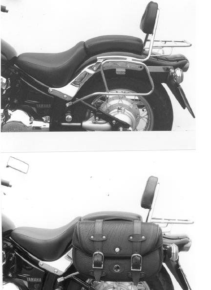 Hepco&Becker Bag carriers standard chrome for Yamaha XVS650