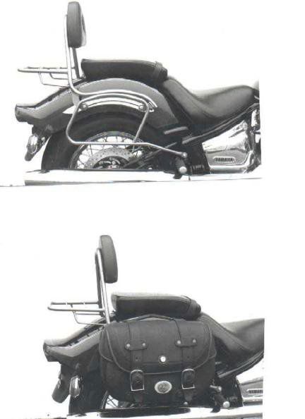 Hepco&Becker Bag carriers standard chrome for Yamaha XVS1100