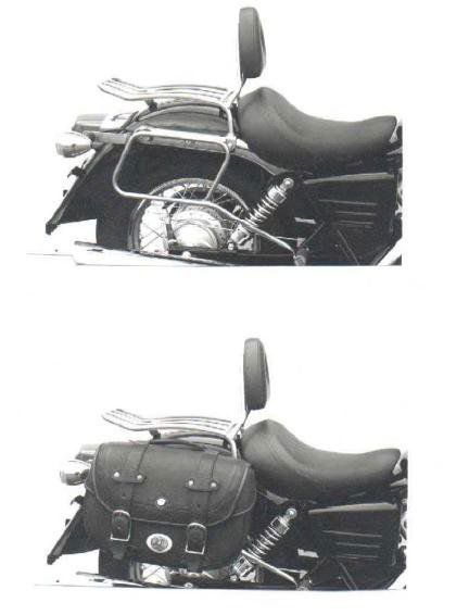Hepco&Becker Bag carriers standard chrome for Honda VT125