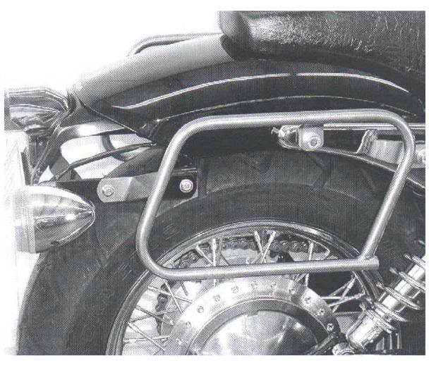 Hepco&Becker Bag carriers standard chrome for Honda VT750D2 Black Widow