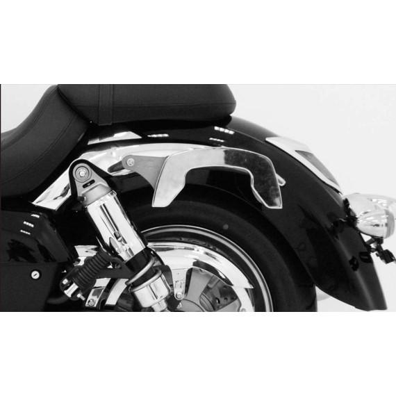 Hepco & Becker C-Bow custom pannier rack set chrome for Kawasaki VN1700 CLASSIC from 2009