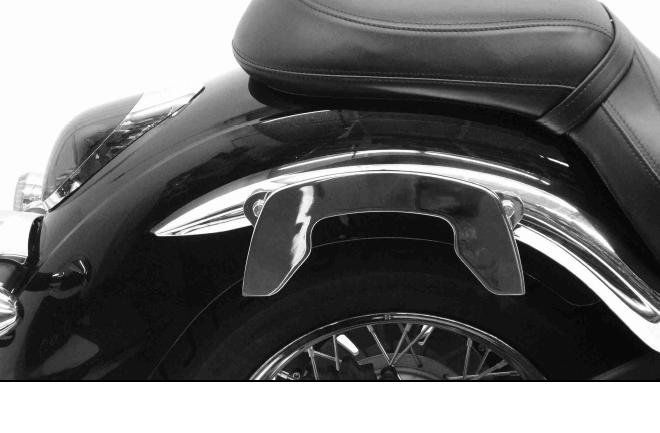 Hepco & Becker C-Bow custom pannier rack set chrome for Kawasaki VN900 CLASSIC / CUSTOM from 2006