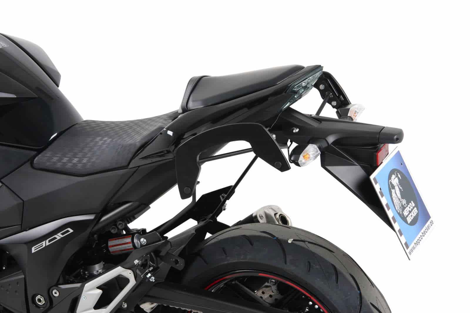 Hepco & Becker C-Bow pannier rack set for Kawasaki Z800/Z800E from 2013 to 2016
