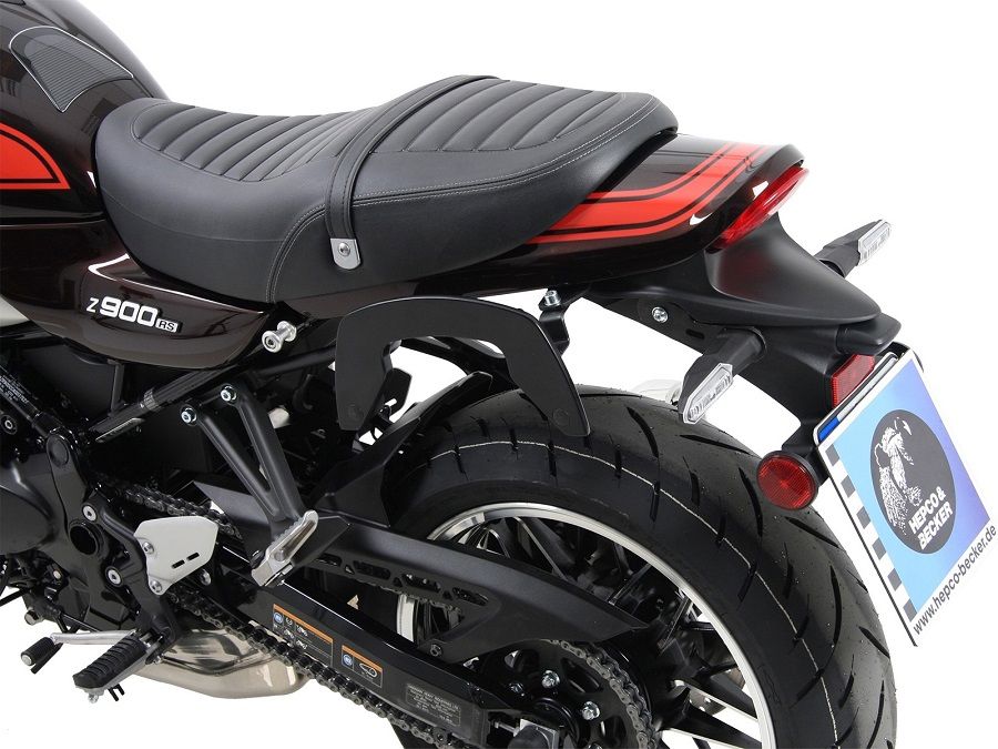 Hepco & Becker C-Bow pannier rack set black for Kawasaki Z900RS / Cafe from 2018 to 2020