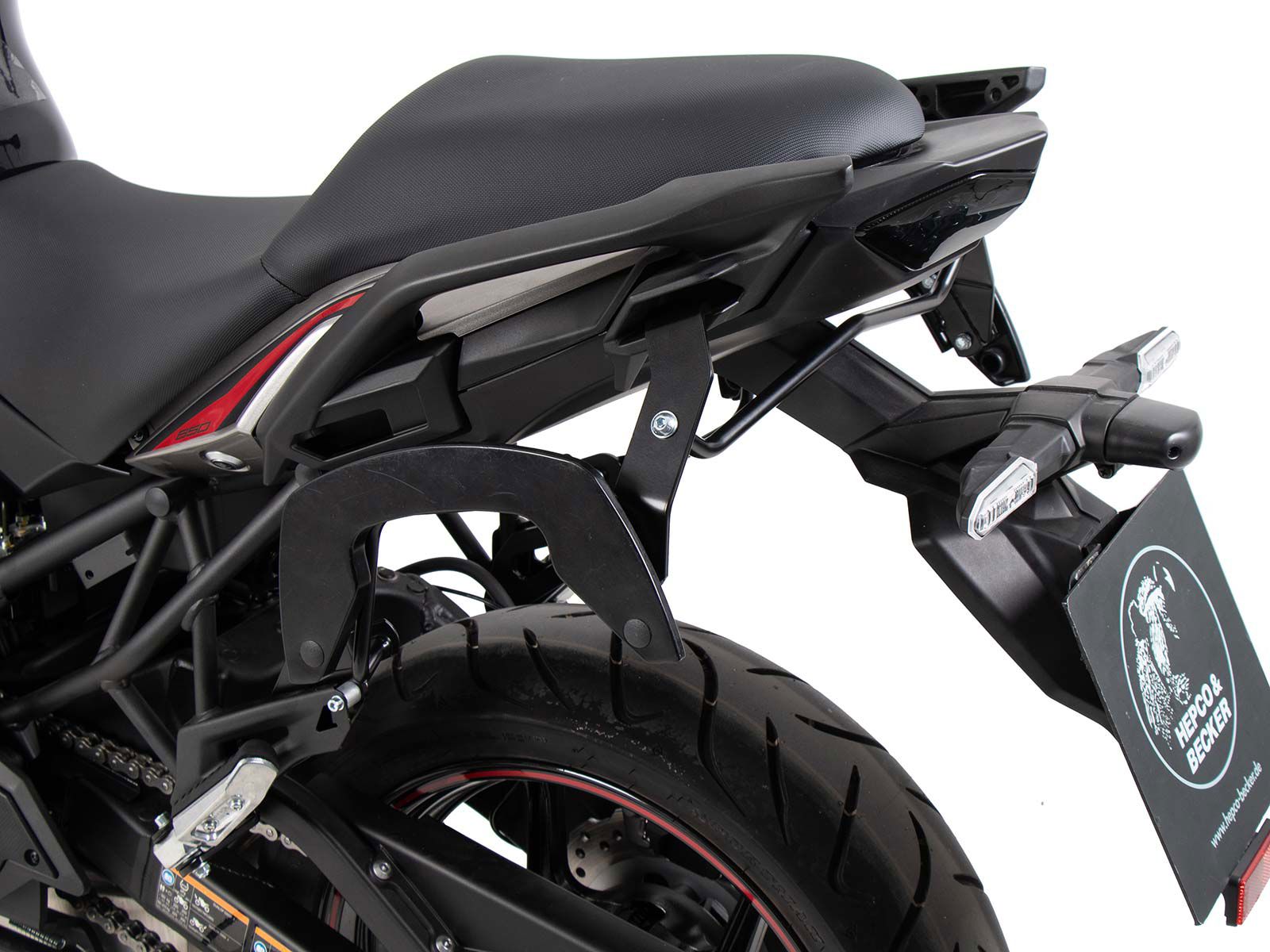 Hepco & Becker C-Bow pannier rack set for Kawasaki Versys 650 from 2022