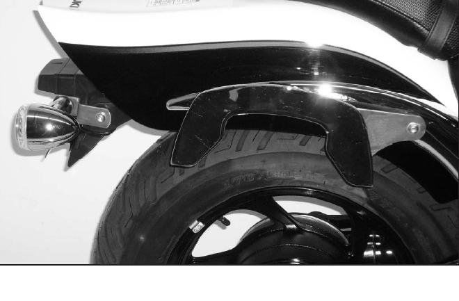 Hepco & Becker C-Bow custom pannier rack set chrome for Suzuki M800 Intruder from 2005 to 2009
