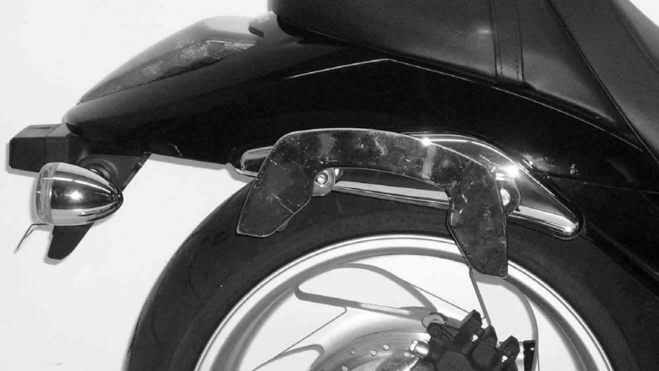 Hepco & Becker C-Bow custom pannier rack set chrome for Suzuki M1800R Intruder from 2006