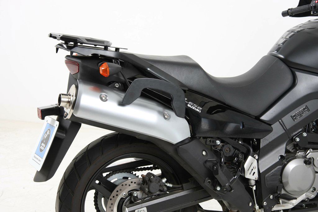 Hepco & Becker C-Bow pannier rack set black for Suzuki DL650 from 2004 to 2011