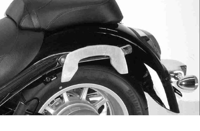 Hepco & Becker C-Bow custom pannier rack set chrome for Suzuki C1800 Intruder