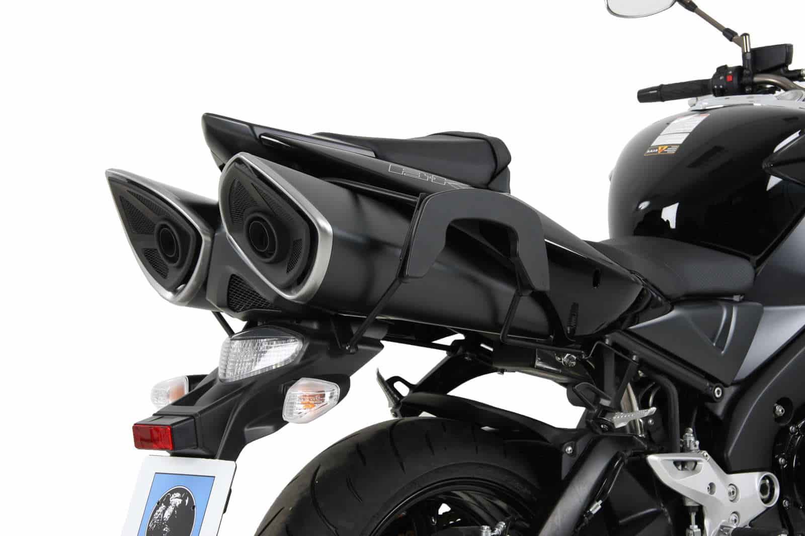 Hepco & Becker C-Bow pannier rack set black for Suzuki B-King from 2007 to 2011