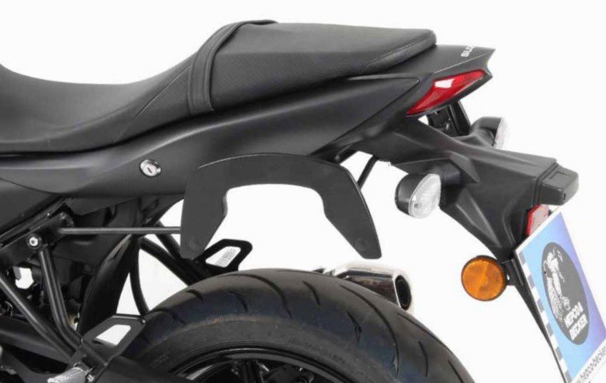 Hepco & Becker C-Bow pannier rack set black for Suzuki SV650 from 2016