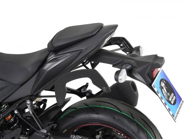 Hepco & Becker C-Bow pannier rack set black for Suzuki GSX-S750 from 2017