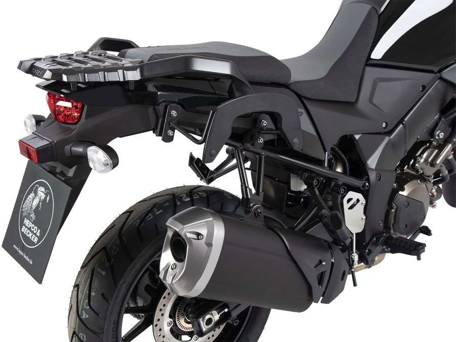 Hepco & Becker C-Bow pannier rack set black for Suzuki V-Strom 1050 from 2023