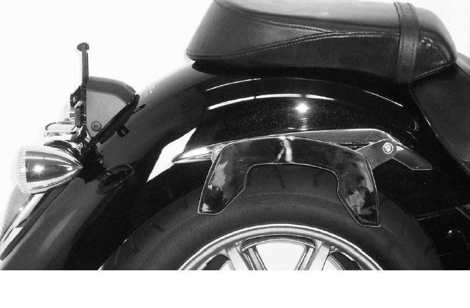 Hepco & Becker C-Bow custom pannier rack set chrome for Yamaha XVS1300 Midnight Star