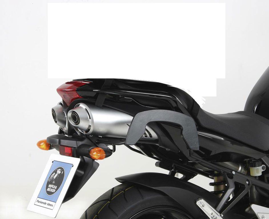 Hepco & Becker C-Bow pannier rack set black for Yamaha FZ6 / Fazer S2 from 2007 to 2010