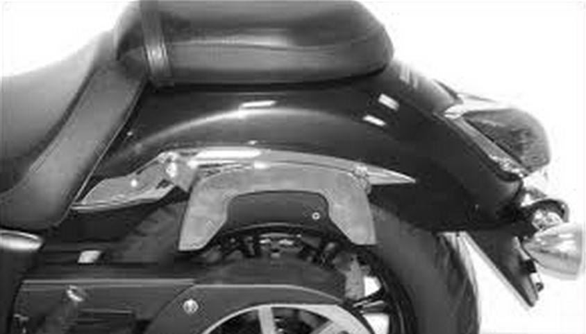 Hepco & Becker C-Bow custom pannier rack set chrome for Yamaha XVS950 A Midnight Star from 2009
