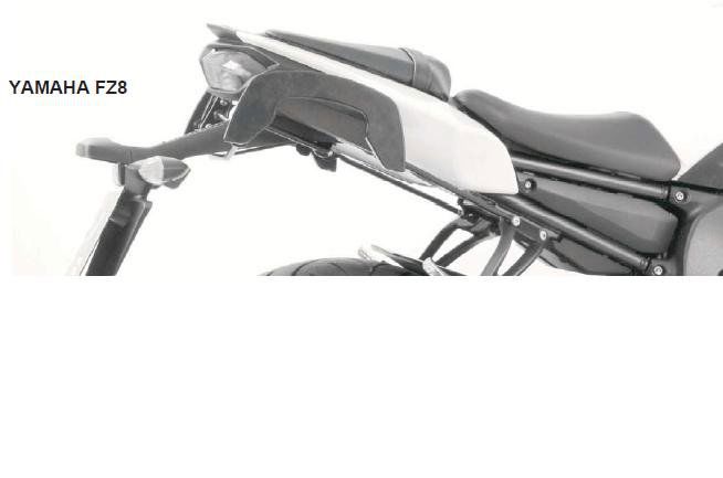 Hepco & Becker C-Bow pannier rack set black for Yamaha FZ8 from 2010 to 2016
