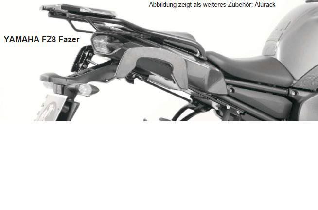 Hepco & Becker C-Bow pannier rack set black for Yamaha FZ8 Fazer from 2010 to 2016