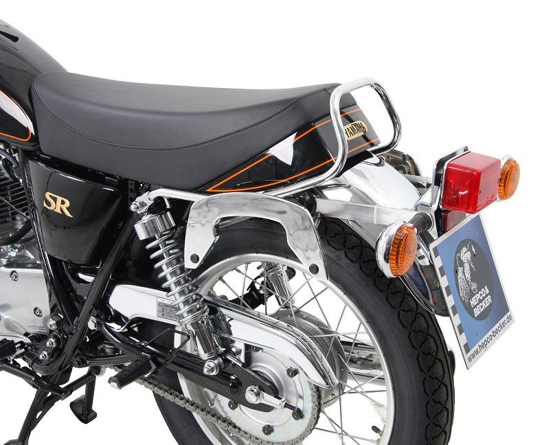 Hepco & Becker C-Bow custom pannier rack set chrome for Yamaha SR400 from 2014