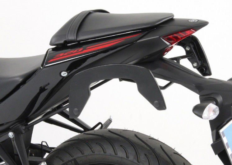 Hepco & Becker C-Bow pannier rack set black for Yamaha YZF-R3 from 2015 to 2018