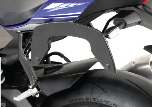 Hepco & Becker C-Bow pannier rack set black for Yamaha YZF-R1 from 2015 to 2019