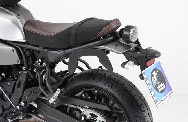 Hepco & Becker C-Bow pannier rack set black for Yamaha XSR700 from 2016 to 2021
