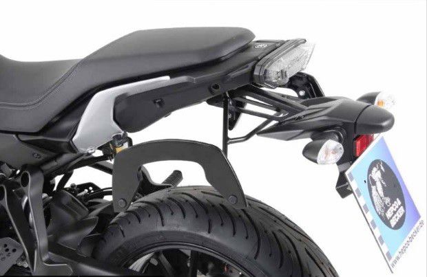 Hepco & Becker C-Bow pannier rack set black for Yamaha MT-07 Tracer from 2016 to 2020