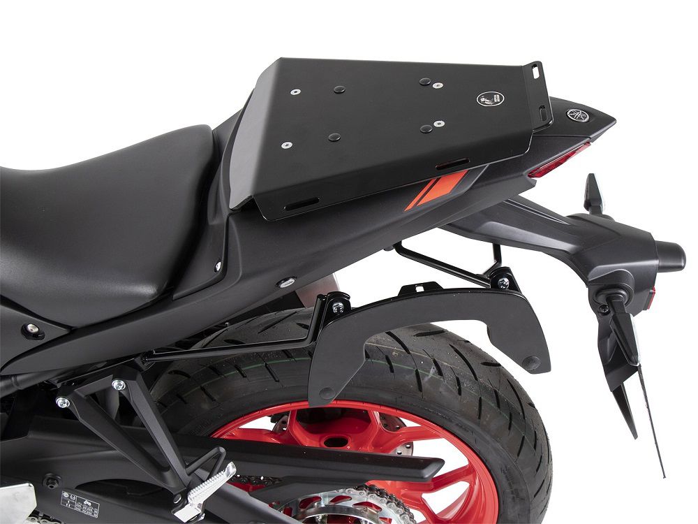 Hepco & Becker C-Bow pannier rack set black for Yamaha MT-03 from 2020