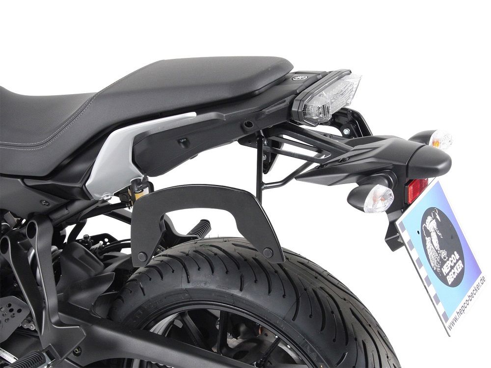 Hepco & Becker C-Bow pannier rack set black for Yamaha Tracer 7 from 2021