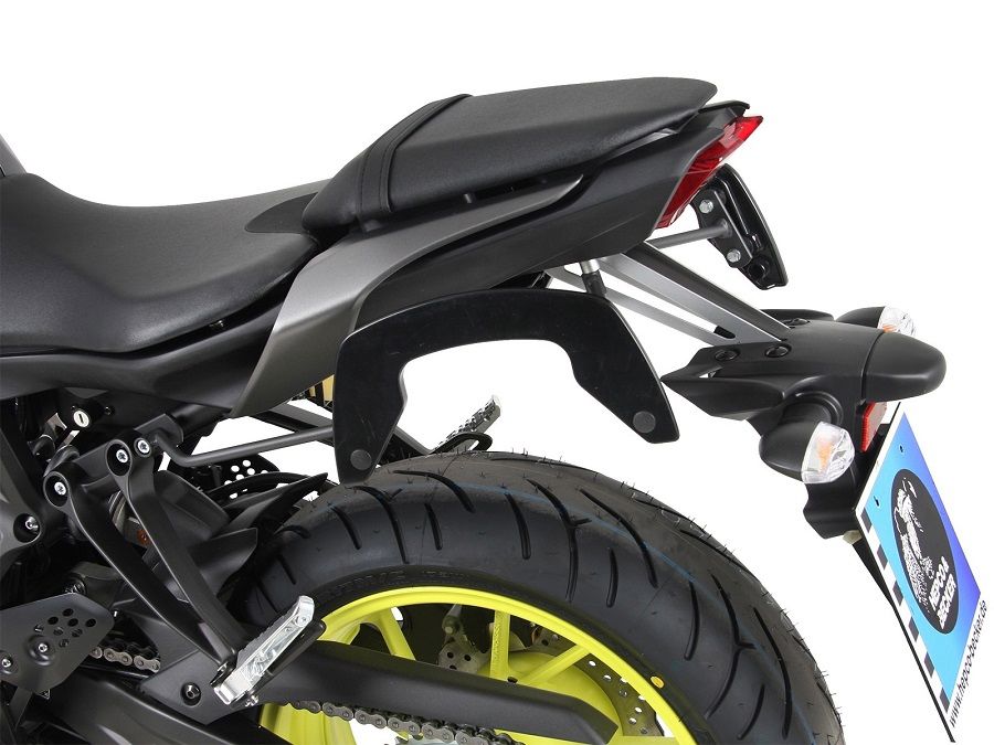 Hepco & Becker C-Bow pannier rack set anthracite for Yamaha MT-07 from 2021