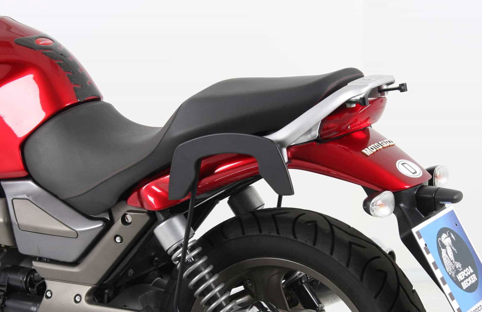 Hepco & Becker C-Bow pannier rack set black for Moto Guzzi BREVA 750 IE from 2003 to 2013