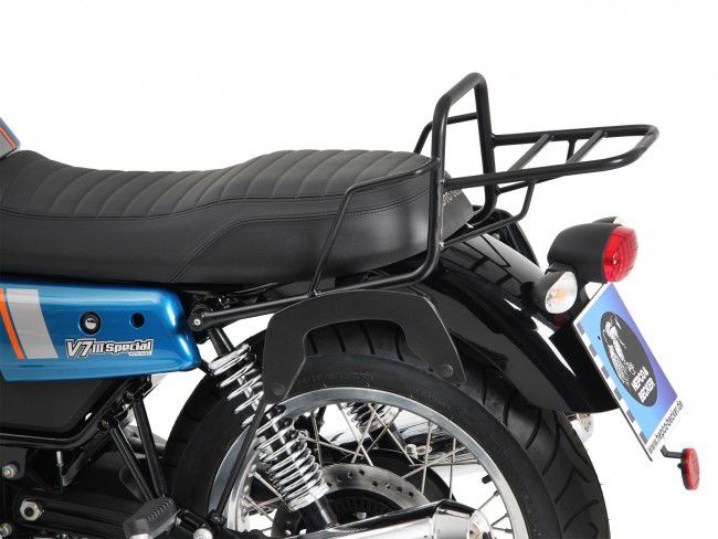 Hepco & Becker C-Bow pannier rack set chrome for Moto Guzzi V7 III Stone/Special/Anniversario from 2017 to 2020