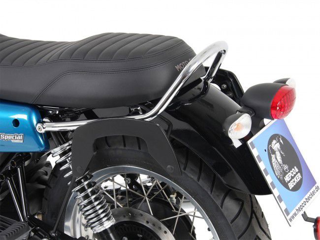 Hepco & Becker C-Bow pannier rack set black for Moto Guzzi V7 III Carbon/ Milano/ Rough from 2018 to 2020