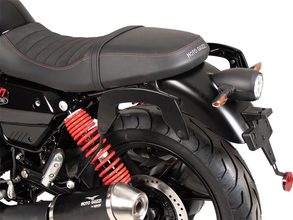 Hepco & Becker C-Bow pannier rack set black for Moto Guzzi V7 Stone Special Edition from 2022