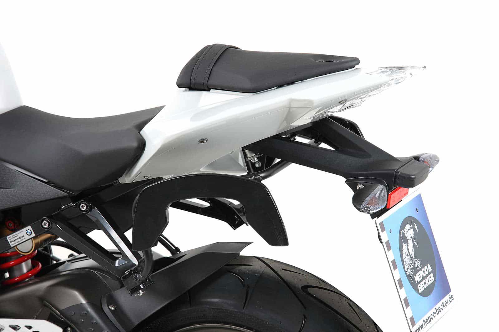 Hepco & Becker C-Bow pannier rack set black Lock-it for BMW S1000RR from 2009 to 2011